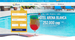 Desktop Screenshot of hotelarenablanca.com.co